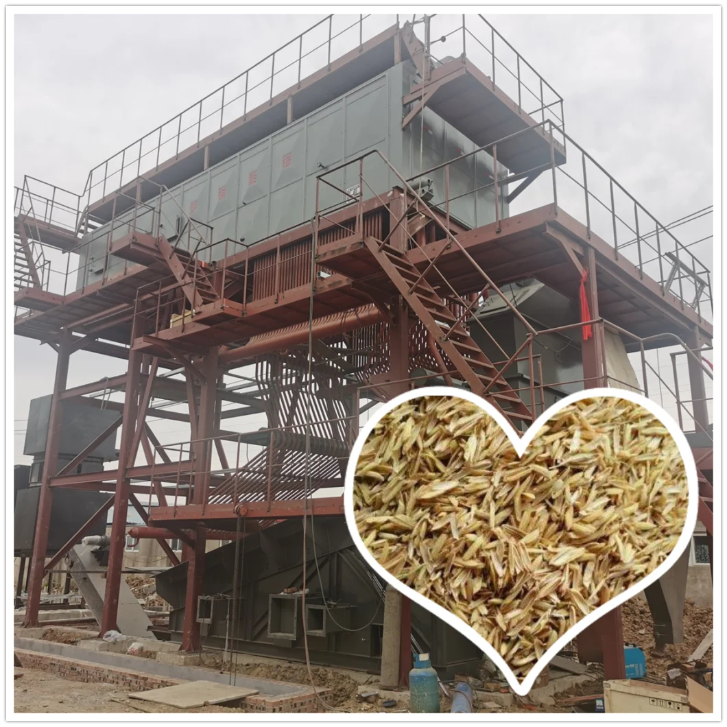 4 Tons Biomass Rice Husk Fired Water Tube Steam Boiler